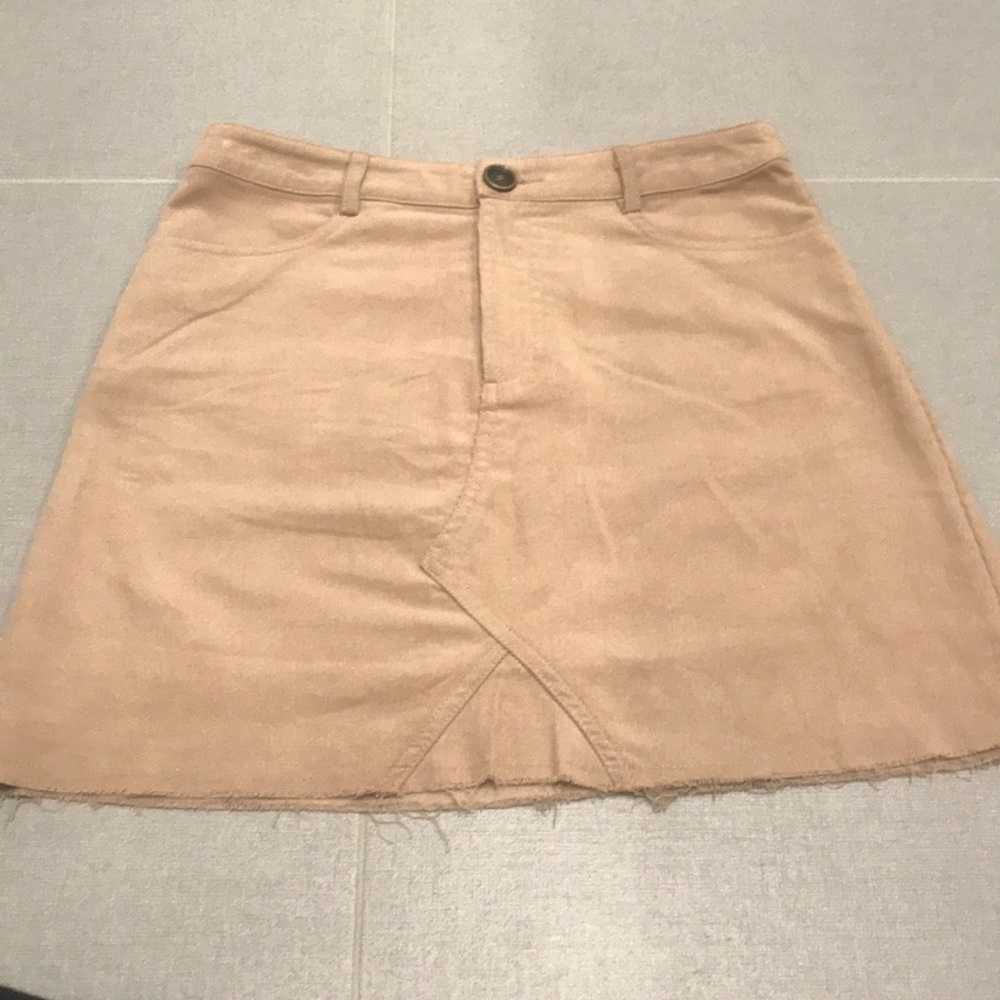 corduroy mini skirt